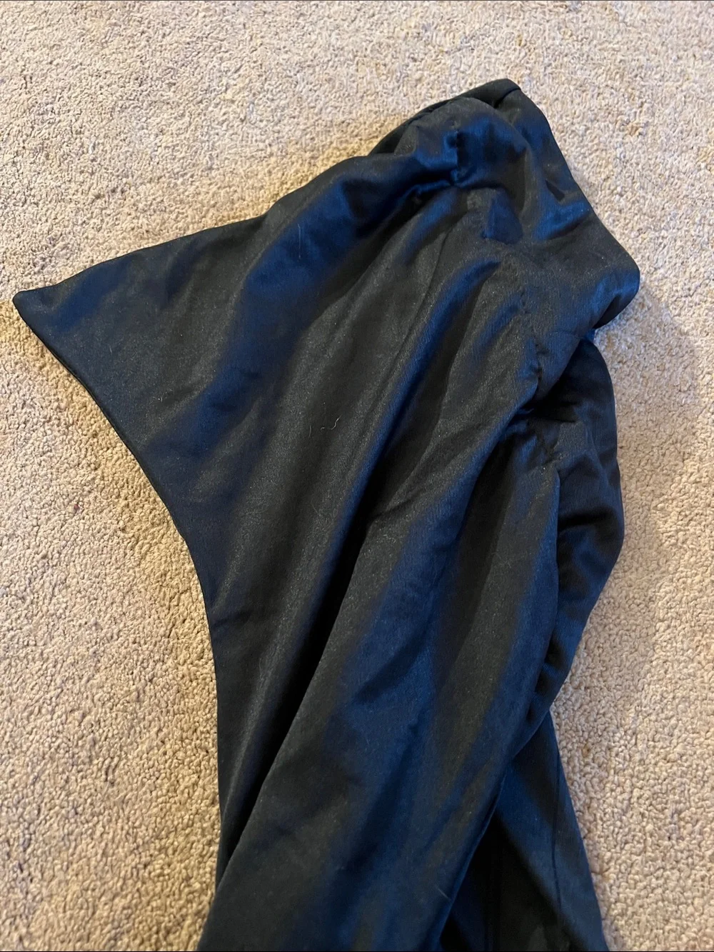 Black Hooded Blackout Face Mask
